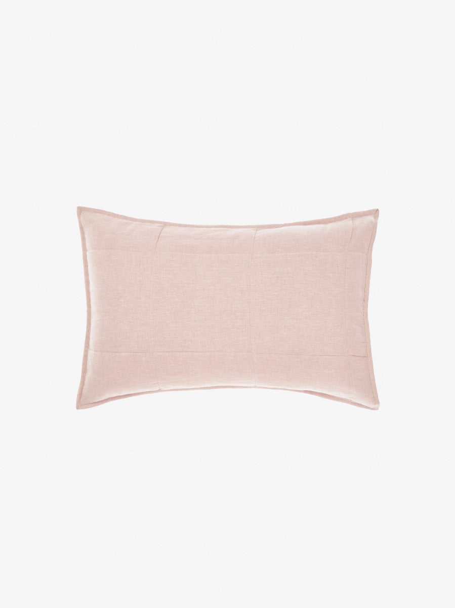 Pure Linen Nimes Rose Pillow Sham Pair