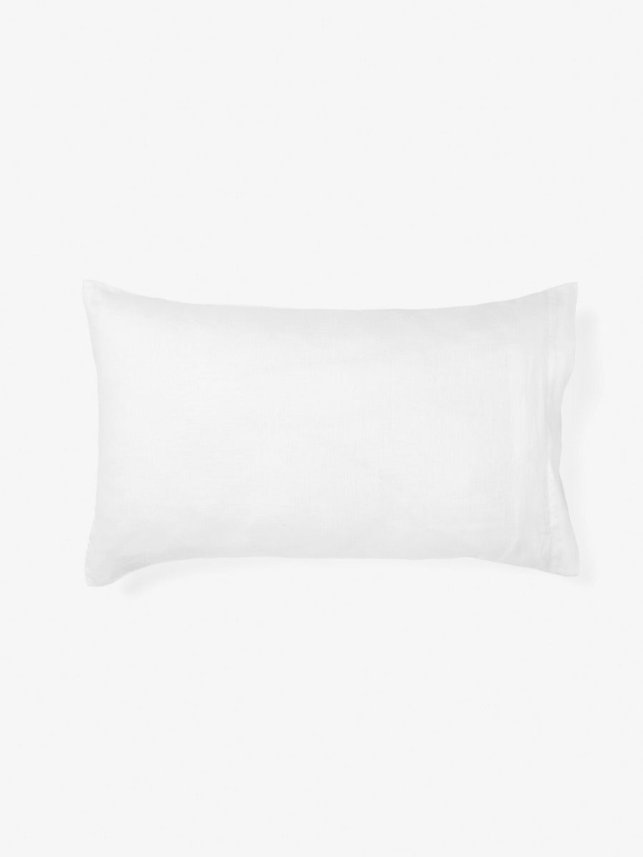 Pure Linen Nimes White King Pillowcase