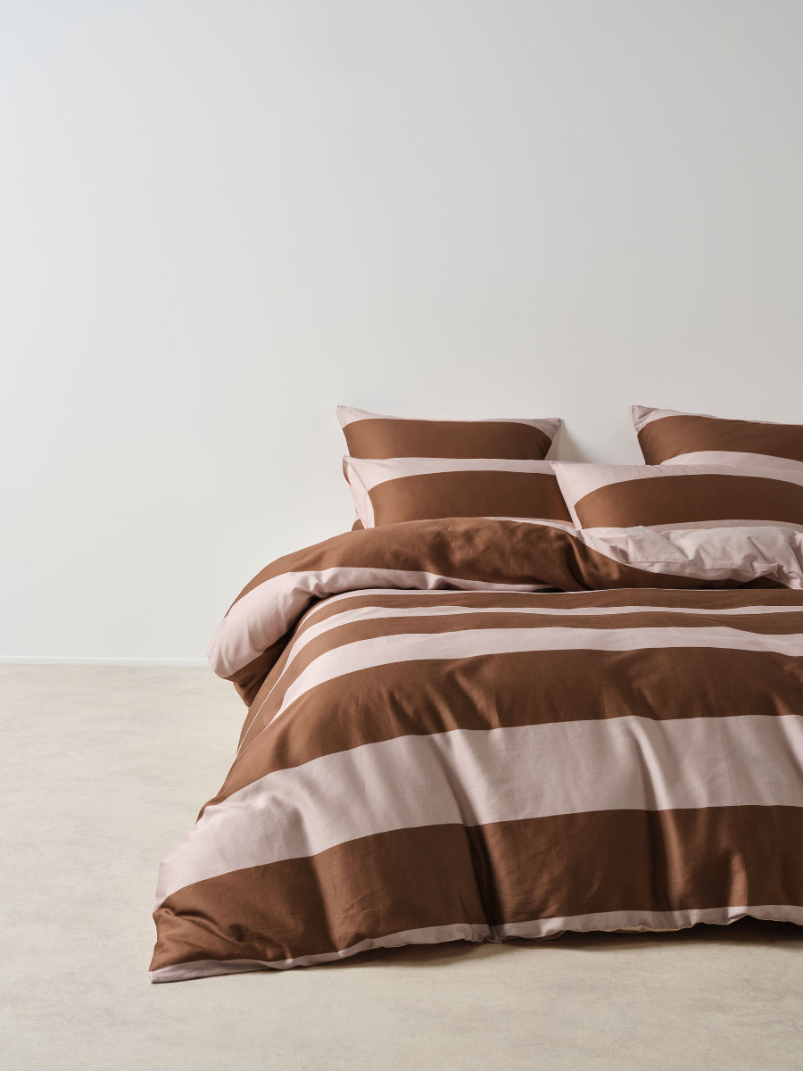 Rugby Stripe Orchid European Pillowcase