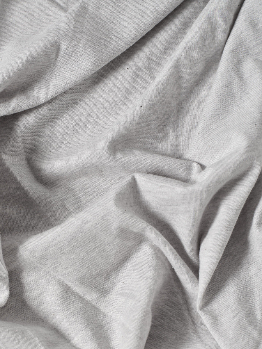 Ryland Grey Fitted Sheet + Pillowcase Set