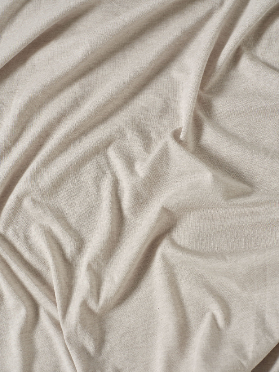 Ryland Pebble Fitted Sheet + Pillowcase Set