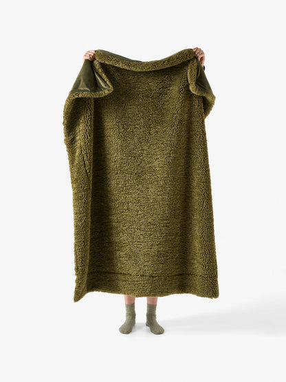 Shetland Olive Throw