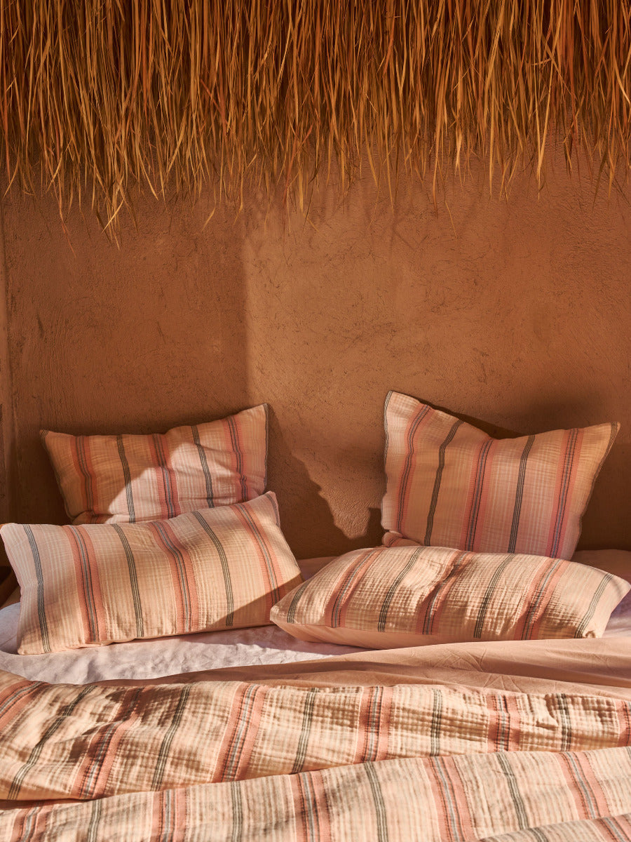 Coolum Papaya Quilt Cover Set