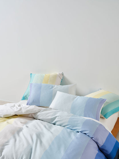 Sunrise Stripe Clearwater Quilt Cover Set