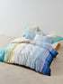 Sunrise Stripe Clearwater Quilt Cover Set