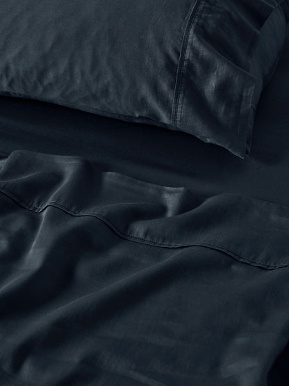 Surf Wash Midnight 400TC Sheet Set