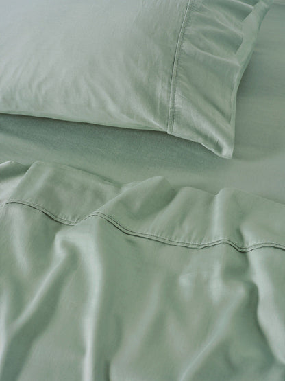 Surf Wash Seafoam 400TC Sheet Set