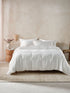 Surf Wash White 400TC Quilt Cover Set