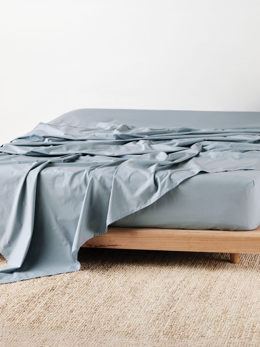 Vienna Blue 50cm Fitted Sheet