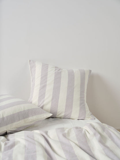 Vintage Stripe Lavender European Pillowcase