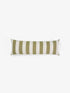 Vintage Stripe Pesto Cushion 30x90cm