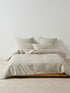 Volley Check Pebble Quilt Cover Set
