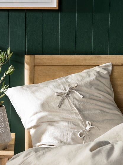 Pure Linen Nimes Natural European Pillowcase