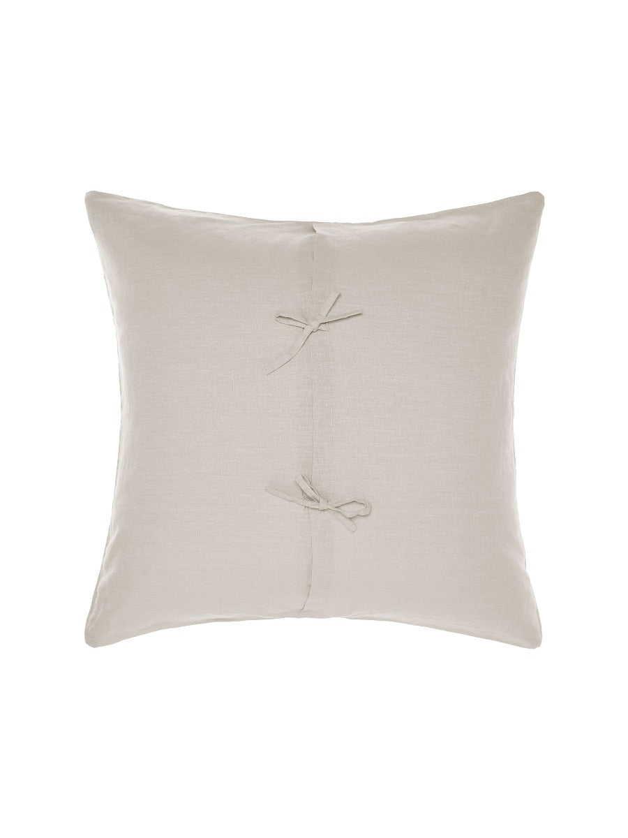 Pure Linen Nimes Natural European Pillowcase