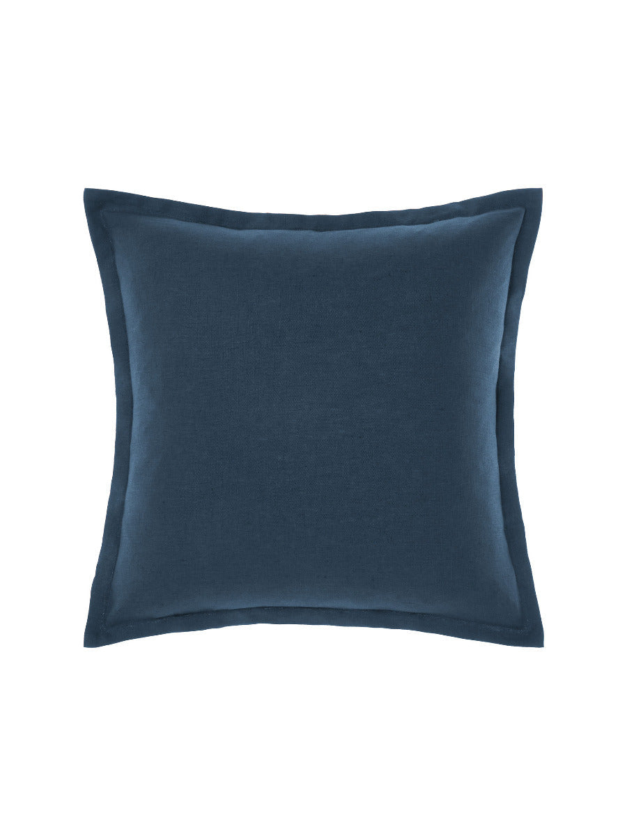 Pure Linen Nimes Navy 48x48cm Cushion