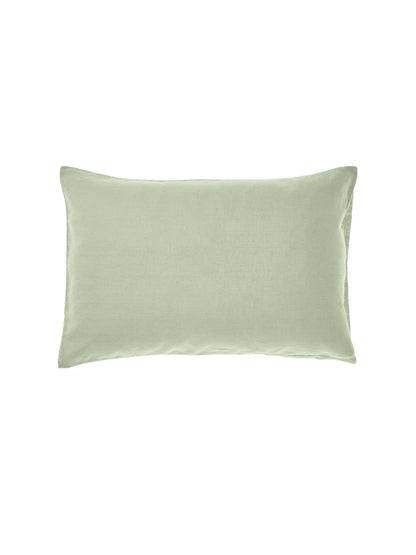 Pure Linen Nimes Wasabi Standard Pillowcase