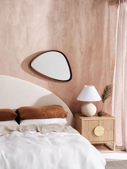 Pure Linen Nimes Cinnamon King Pillowcase