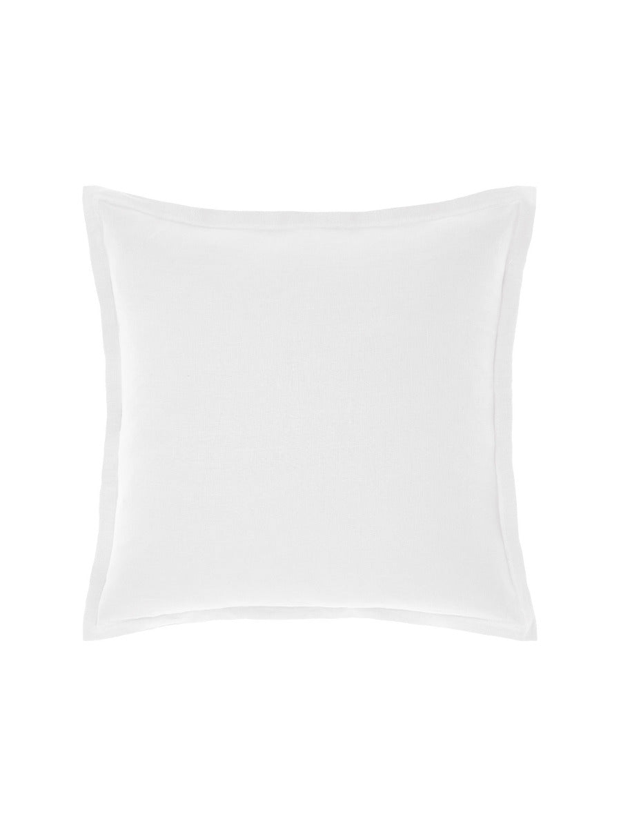 Pure Linen Nimes White 48x48cm Cushion