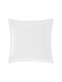 Pure Linen Nimes White 48x48cm Cushion