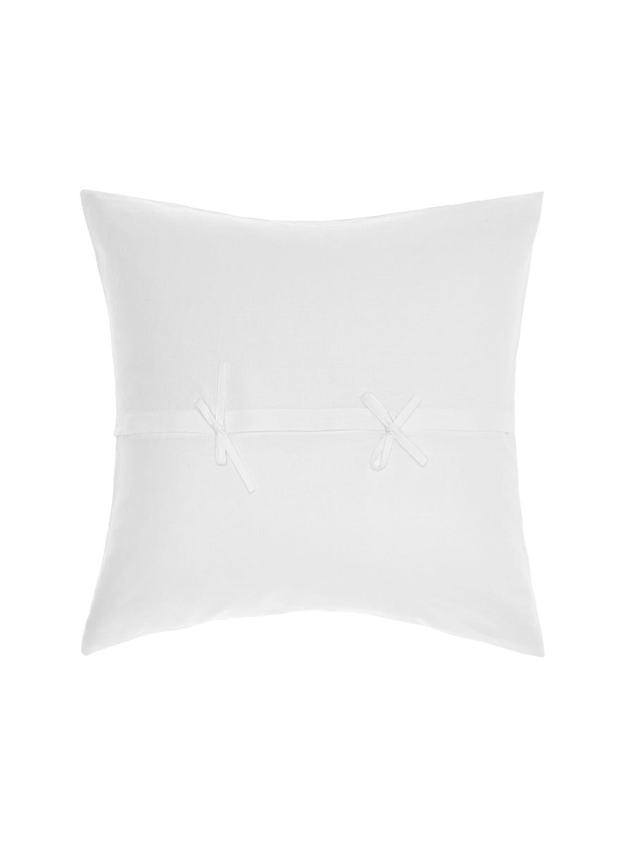 Pure Linen Nimes White European Pillowcase