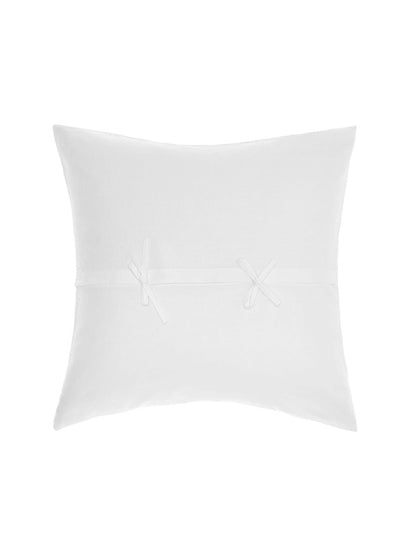 Pure Linen Nimes White European Pillowcase