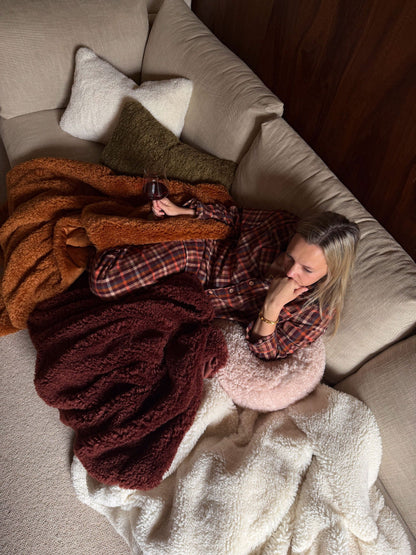 Shetland Blush Throw