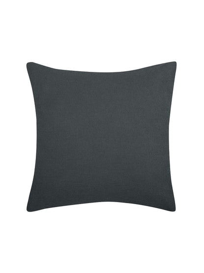 Micro Waffle Charcoal European Pillowcase