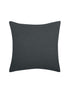 Micro Waffle Charcoal European Pillowcase