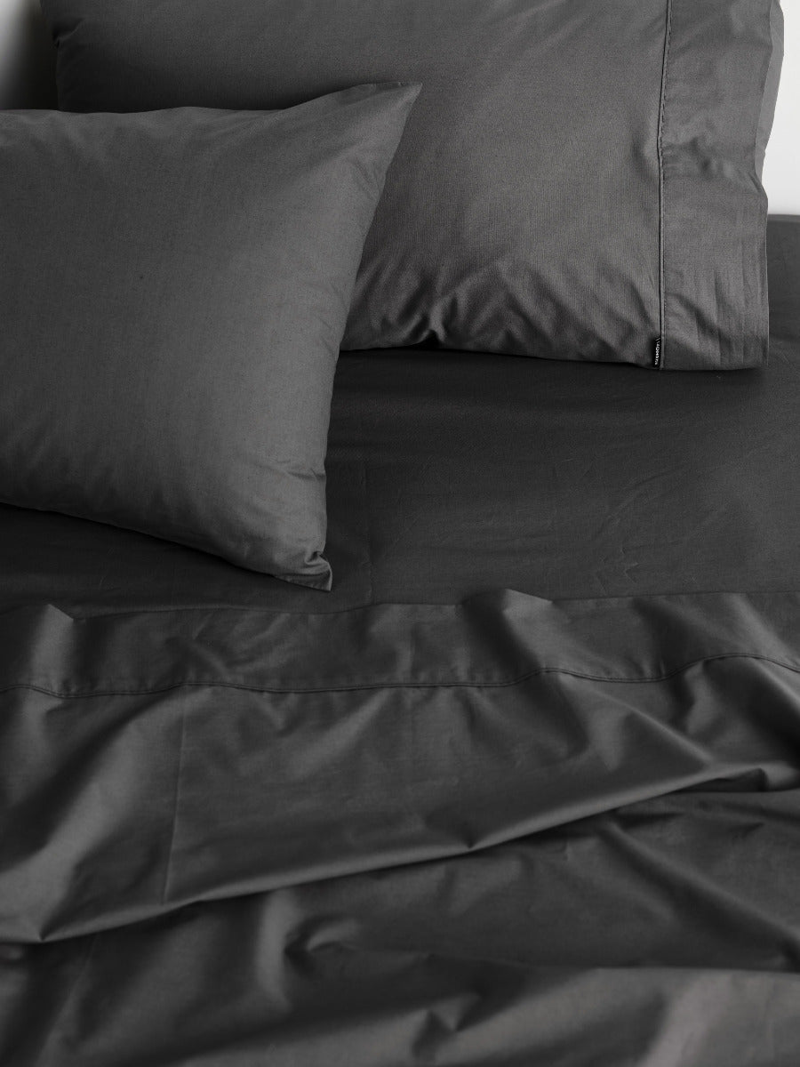 Vienna Charcoal Queen Pillowcase