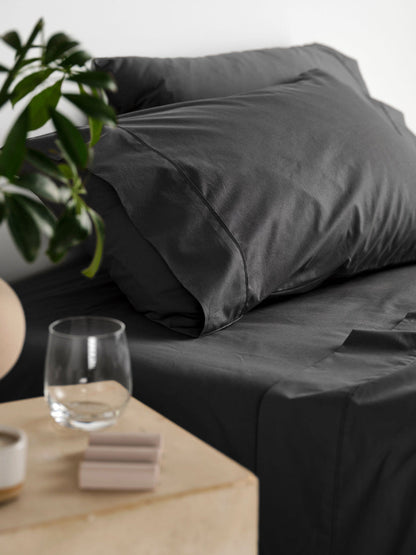 Vienna Charcoal Standard Pillowcase
