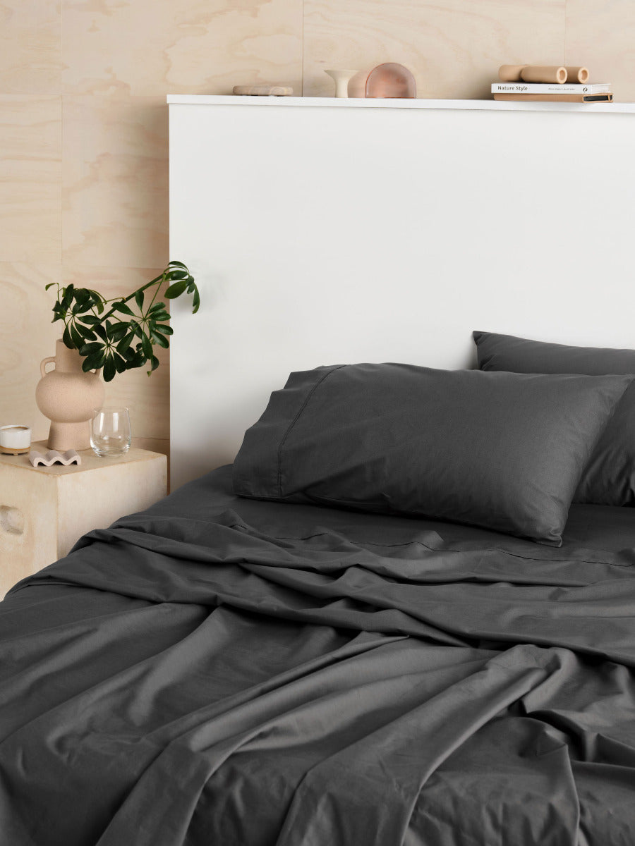 Vienna Charcoal Queen Pillowcase