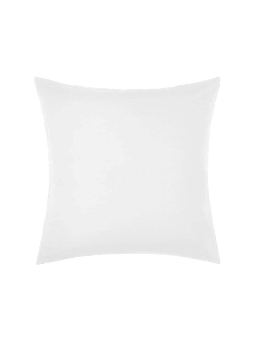 Pure Linen Nimes White European Pillowcase