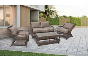 Cancun 4 Piece Outdoor Lounge Setting