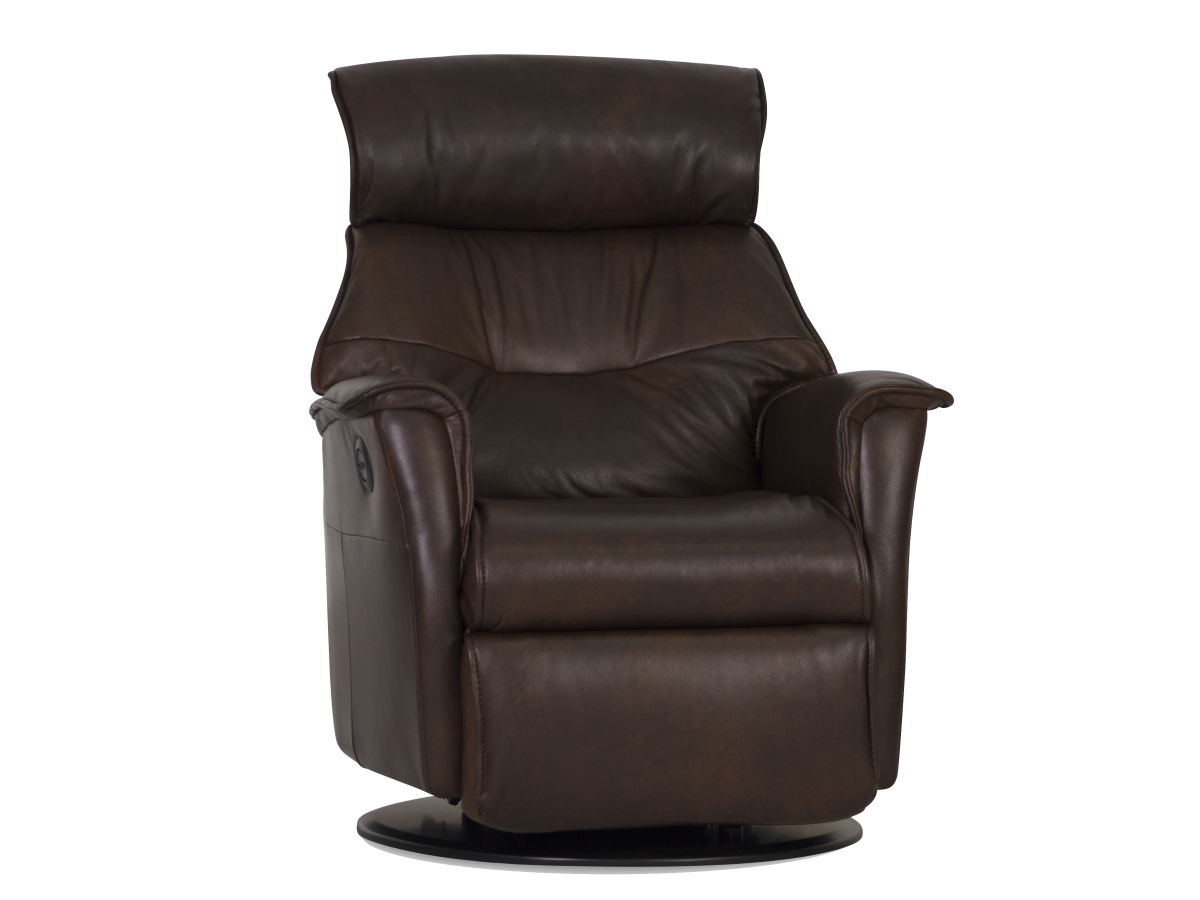 IMG Captain Large Leather Relaxer Power Recliner