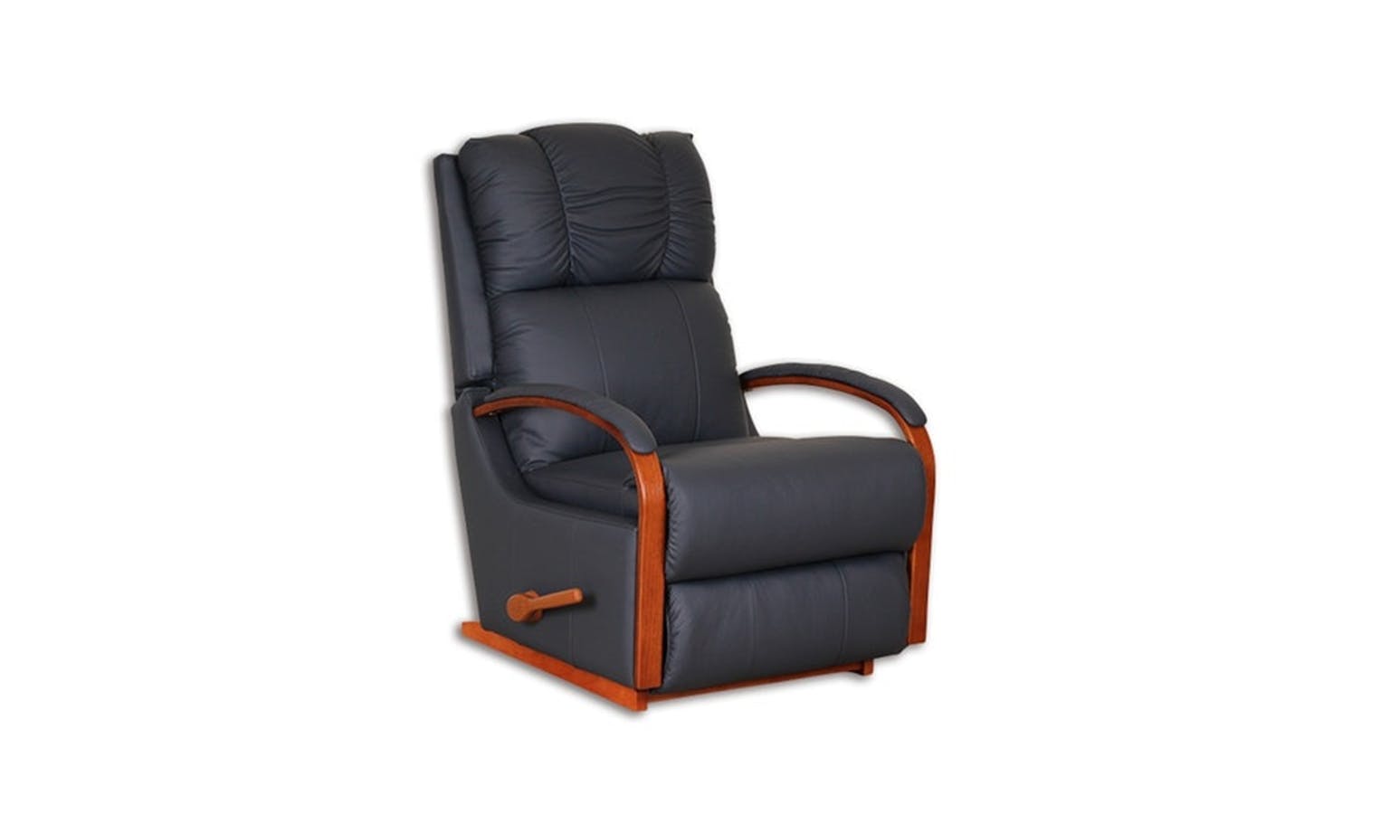 La-Z-Boy Harbor Town Leather Rocker Recliner Moores Homemakers
