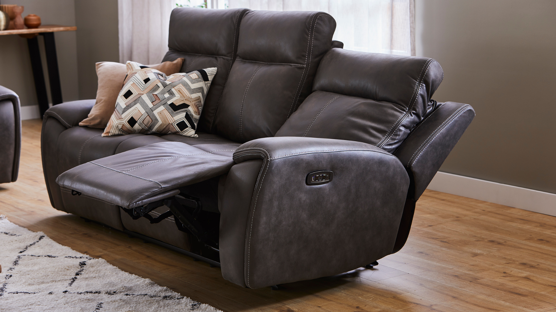 Knox Fabric Electric 3 Seater 2 Seater or Recliner Chair