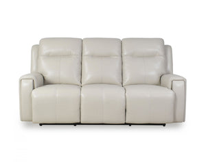 La-Z-Boy United Leather 3 Seater Twin Power Recliner with Adjustable Headrests and USB Ports