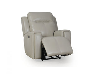 La-Z-Boy United Leather Power Recliner with Adjustable Headrest and USB Port