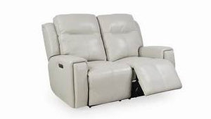 La-Z-Boy United Leather 2.5 Seater Twin Power Recliner with Adjustable Headrests and USB Ports